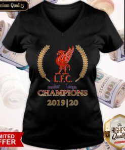 Beauty Liverpool FC Premier League Champions 2019 20 V-neck