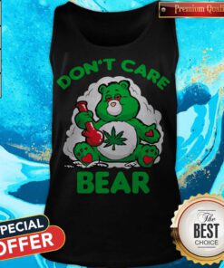 Cute Don't Care Bear Tank Top