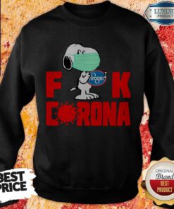 Cute Snoopy Face Mask Hug Kroger Fuck Coronavirus Sweatshirt