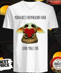 Cute Yoda Best Girlfriend Ever Love You I Do V-neck