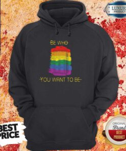 Good Be Who You Want To Be Police Box LGBT Hoodie