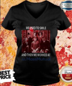 Horror Characters We Used To Smile And Then We Worked At Massmutual V-neck
