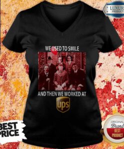 Horror Characters We Used To Smile And Then We Worked At UPS V-neck