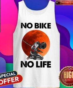 Nice No Bike No Life Sunset Tank Top