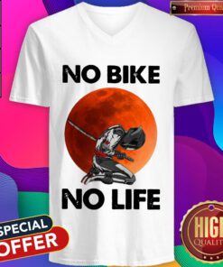 Nice No Bike No Life Sunset V-neck