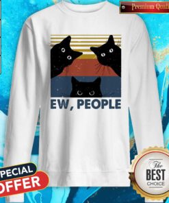 Official Cats Ew People Vintage Sweatshirt