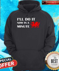 Official Dragon I’ll Do It Now In A Minute Hoodie