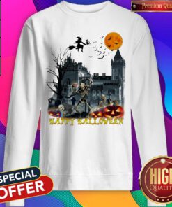 Official Skeleton Happy Halloween Sweatshirt