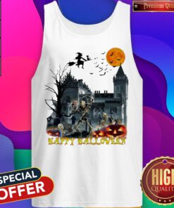 Official Skeleton Happy Halloween Tank Top