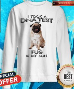 Original I Took A DNA Test And Pug Is My Son Sweatshirt