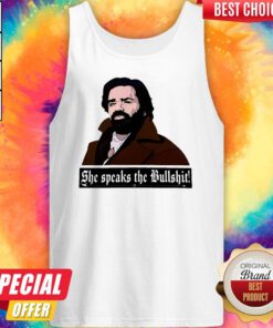 Original She Speaks The Bullshit Tank Top