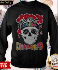 Original Skull Deadhead Floral Sweatshirt