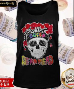 Original Skull Deadhead Floral Tank Top