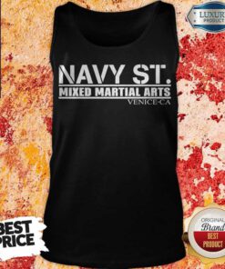 Perfect Navy St Mixed Martial Arts Venice CA Tank Top