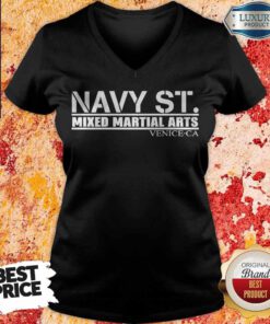 Perfect Navy St Mixed Martial Arts Venice CA V-neck