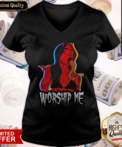 Perfect Worship Me Tee By Ghost And Darkness V-neck