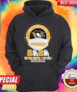 Pittsburgh Penguins Face Mask 2020 The Year When Shit Got Real Quarantine Hoodie