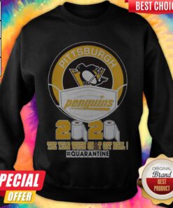 Pittsburgh Penguins Face Mask 2020 The Year When Shit Got Real Quarantine Sweetshirt