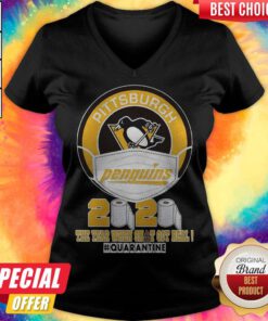 Pittsburgh Penguins Face Mask 2020 The Year When Shit Got Real Quarantine V-neck