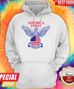 Premium Trump Nazi Eagle America First 2020 Hoodie