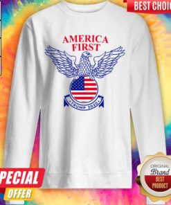 Premium Trump Nazi Eagle America First 2020 Sweatshirt