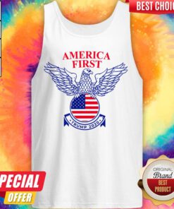 Premium Trump Nazi Eagle America First 2020 Tank Top