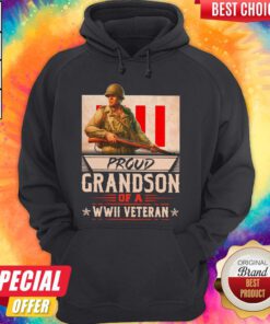 Pretty Proud Grandson Of A Wwii Veteran Hoodie