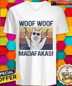 Pretty Woof Woof Madafakas Vintage V-neck