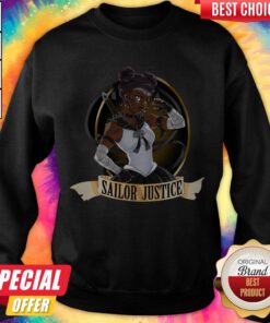Sailor Justice BLM Tshirt Black Lives Matter Sailor Moon Tee Sweatshirt