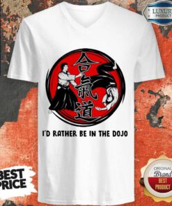 Top Aikido I’d Rather Be In The V-neck