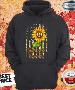 Top Sunflower Proud Childcare Provider Hoodie