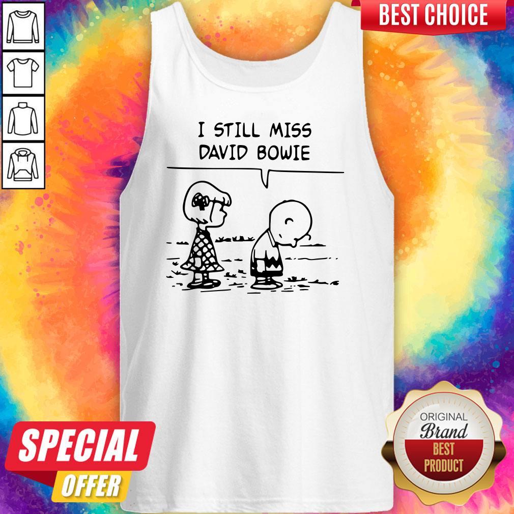 Charlie Brown I Still Miss David Bowie Shirt - Image 3