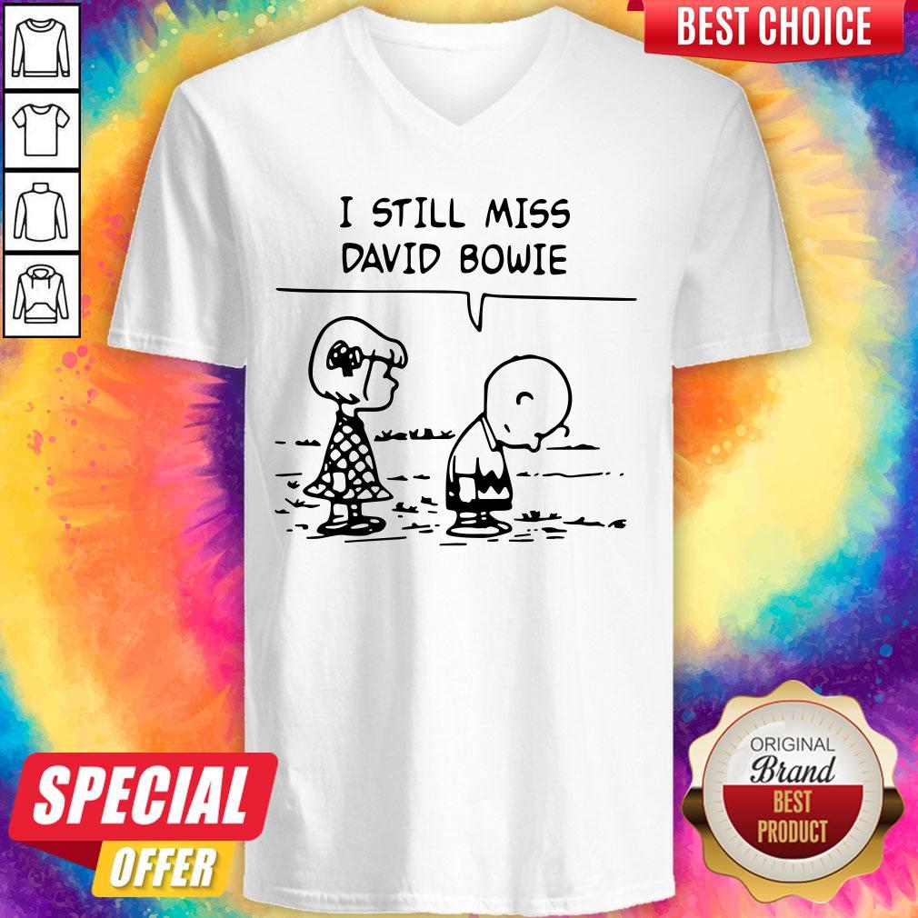 Charlie Brown I Still Miss David Bowie Shirt - Image 2