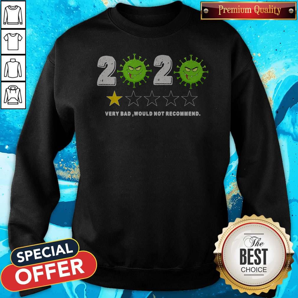 Coronavirus 2020 Very Bad Would Not Recommend Shirt - Image 4