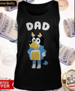 Hot Bluey Dad Tank Top