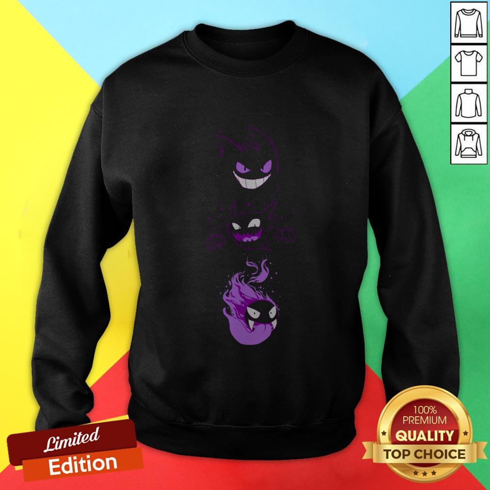 Nice Gastly Evolution Pokemon Yellow Ver Shirt - Image 4