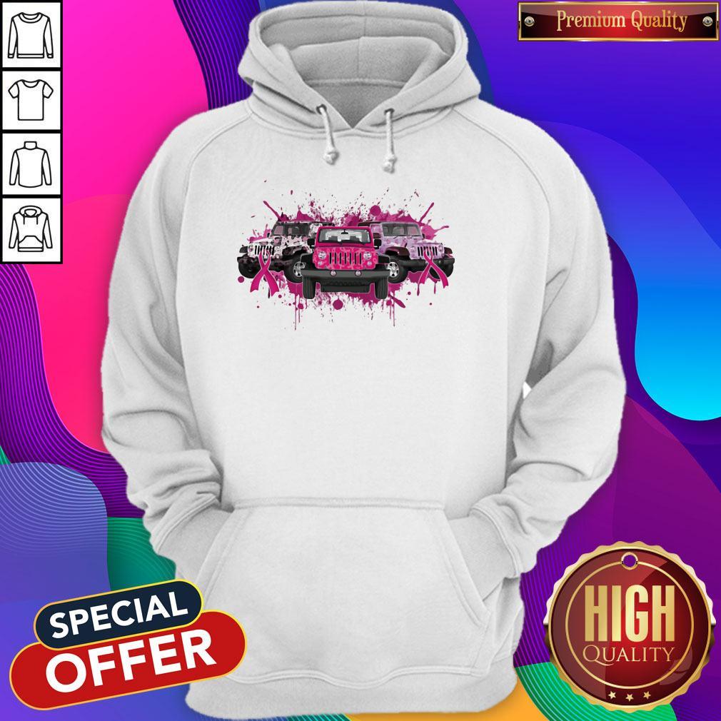 Official Breast Cancer Awareness Car Ribbon Shirt - Image 5