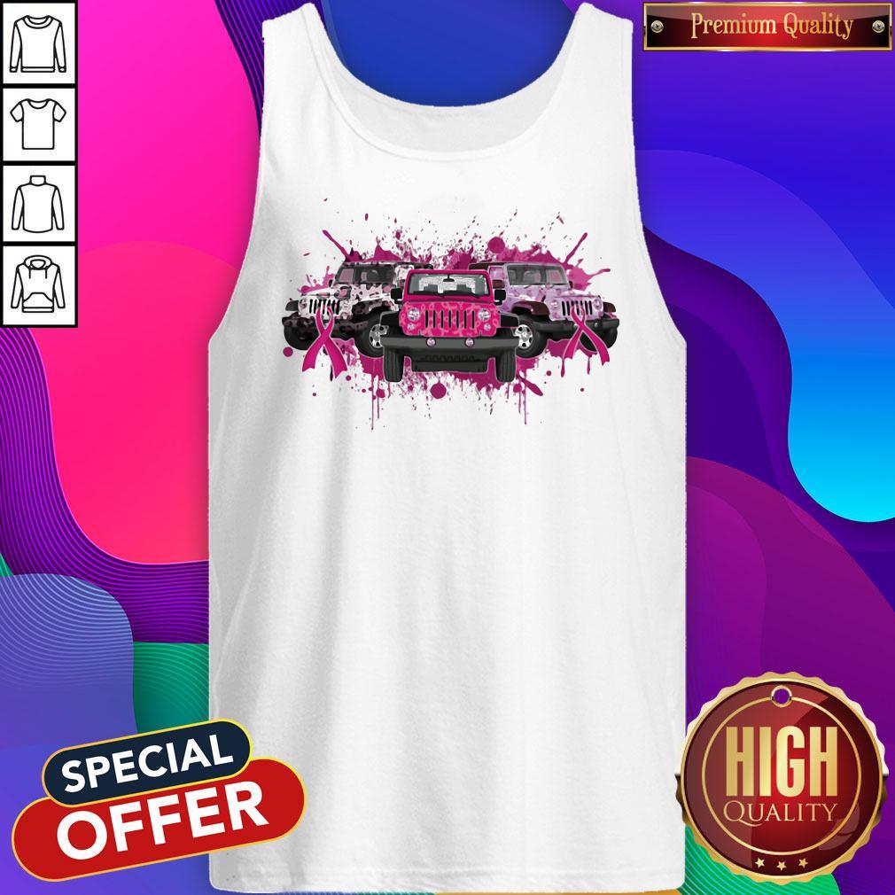 Official Breast Cancer Awareness Car Ribbon Shirt - Image 3
