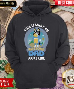 Top Bluey This Is What An Awesome Dad Looks Like Hoodie