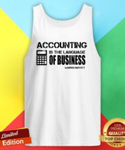 Accounting Is The Language Of Business Warren Buffett Tank Top