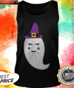 Cute Ghost With Hat Halloween Day 2020 Tank Top