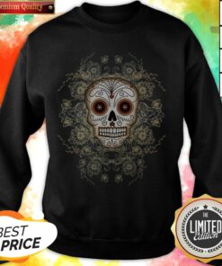 Day Of The Dead Dia De Los Muertos Vintage Sugar Skull Sweatshirt