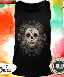 Day Of The Dead Dia De Los Muertos Vintage Sugar Skull Tank Top