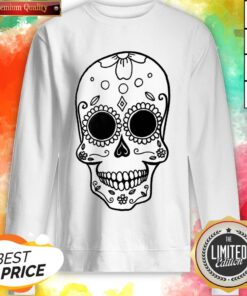 Day Of The Dead Dia De Muertos Skull Simple Halloween Sweatshirt