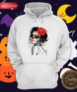 Dia De Los Muertos Day Of The Dead Sugar Skull Girl Hoodie