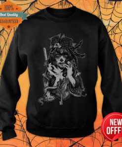 Dia De Los Muertos Sugar Skull Girl Sweatshirt