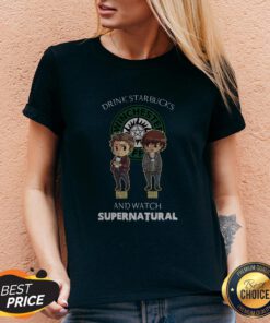 Drink Starbucks Winchester Coffee And Watch Supernatural V-neck