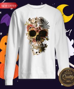 Garden Sugar Skull Day Of The Dead Sweatshirt