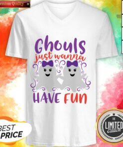 Ghoul Just Wanna Have Fun Halloween Day V-neck