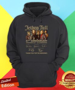 Jethro Tull 47th Anniversary 1967 2014 Thank You For The Memories Signatures Hoodie